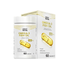 LiquiNova Omega-3 Fish Oil liquid capsule pack, EPA and DHA supplement