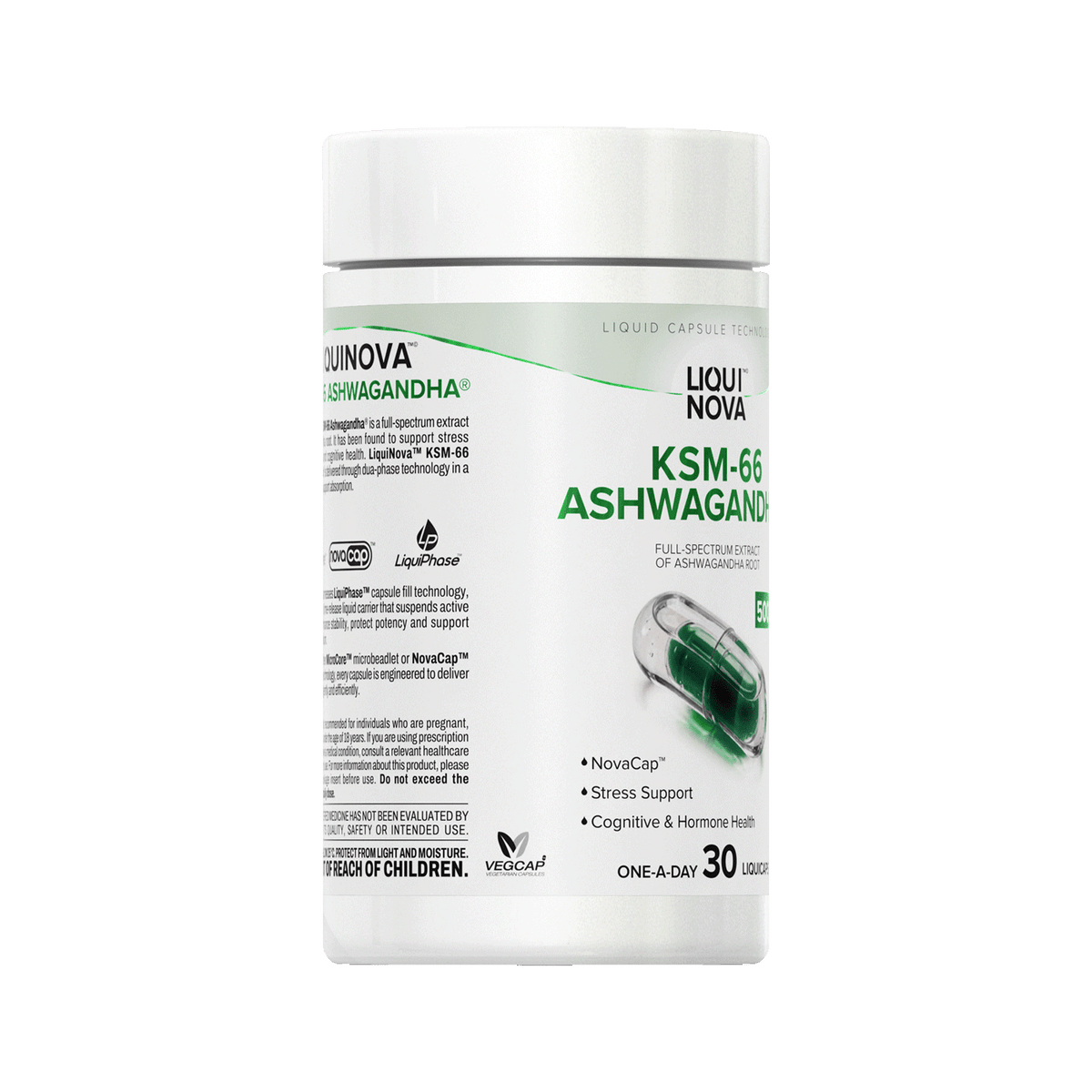 KSM-66® Ashwagandha canister right label panel