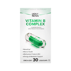 Vitamin B-Complex box back with composition and recommended use