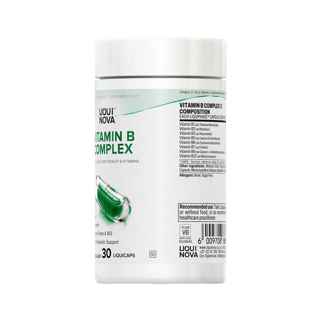 Vitamin B-Complex canister left label panel