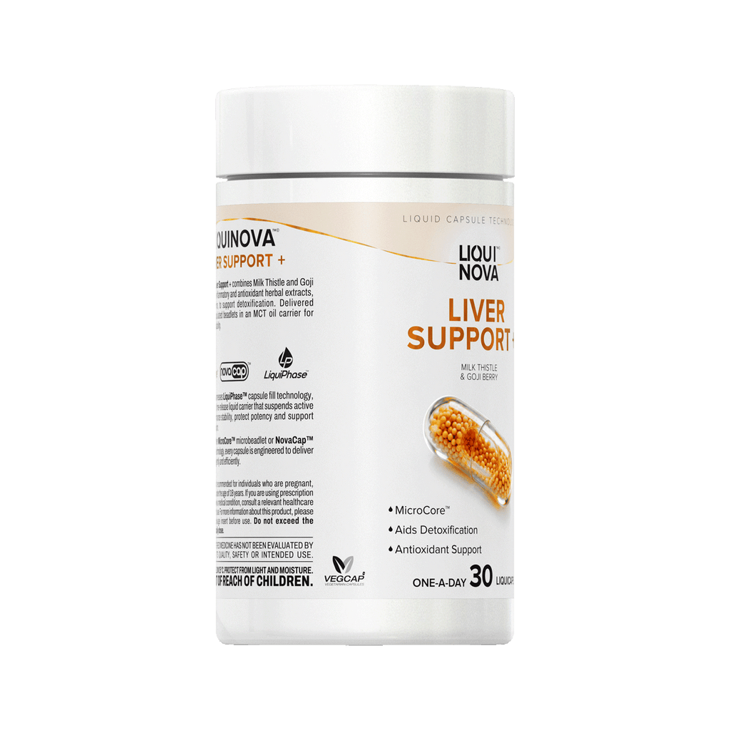 Liver Support+ canister right label panel