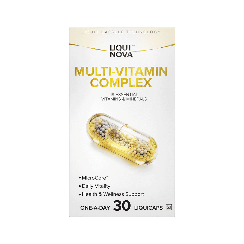Multi-Vitamin Complex box back with composition and recommended use